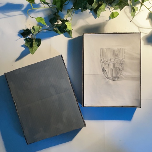 Still Life Art Crystal Waterford Glass Original Drawing Signed 7x11” - Picture 16 of 16